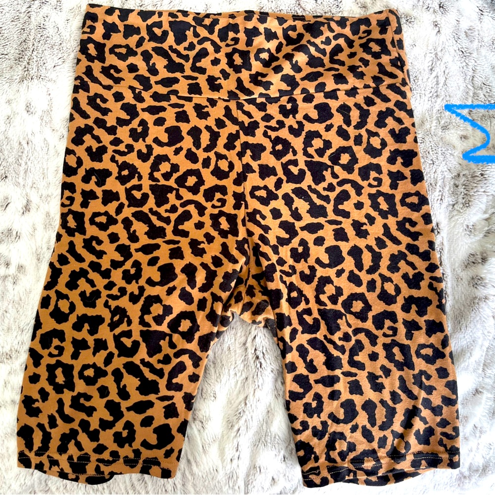 Cheetah Print Bicycle Shorts- Size: Women’s M
